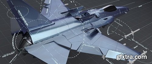 CGCookie - Mechanical Rigging of a Fighter Jet in Blender