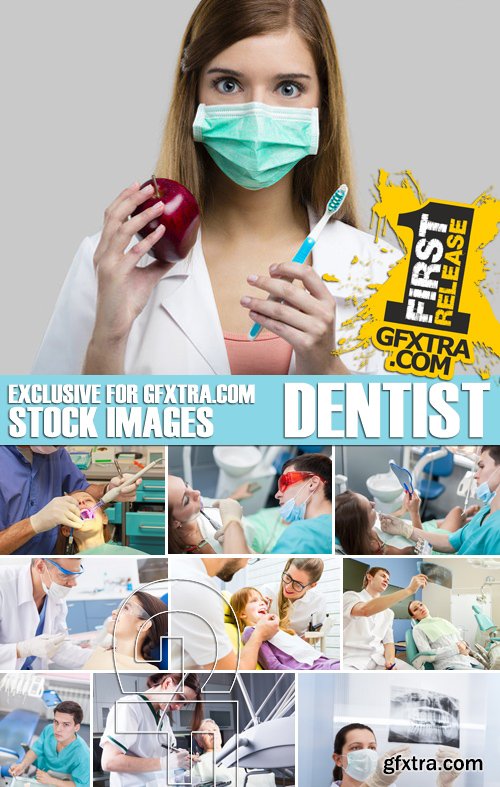 Stock Photos - Dentist, 25xJPG