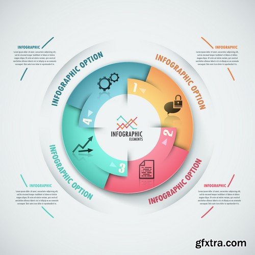 Stock Vectors - Infographics element 4, 25xEPS