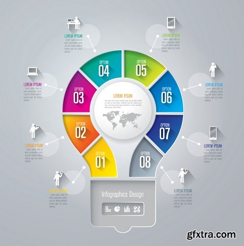 Stock Vectors - Infographics element 4, 25xEPS