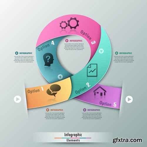 Stock Vectors - Infographics element 4, 25xEPS