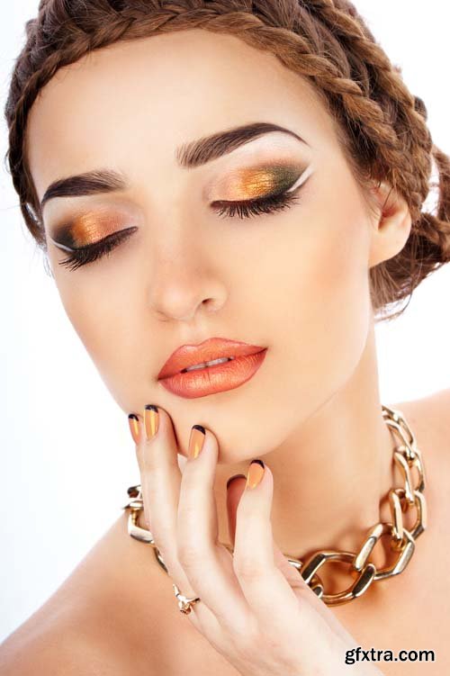 Fashion style, manicure, cosmetics and make-up, 25xJPG