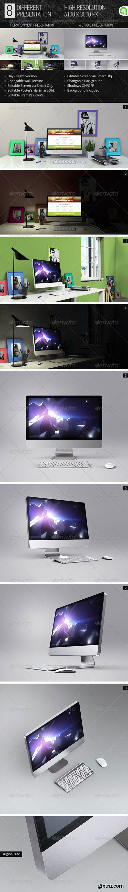 GraphicRiver - Desktop & Screen Mock-up 7692287