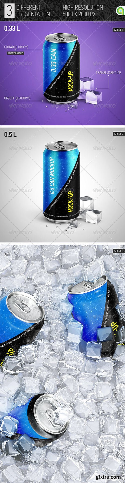 GraphicRiver - Soda Can Mock-up 7814438