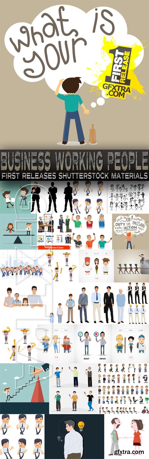 Amazing SS - Business Working People, 25xEPS