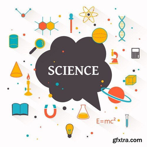 Stock Vectors - Science 5, 25xEPS