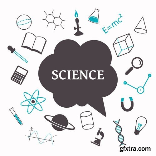 Stock Vectors - Science 5, 25xEPS