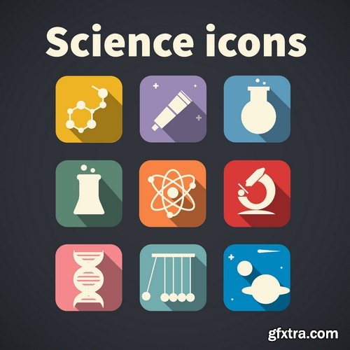 Stock Vectors - Science 5, 25xEPS