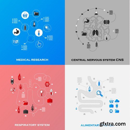 Stock Vectors - Medical Infographic 6, 25xEPS