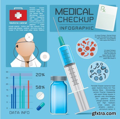 Stock Vectors - Medical Infographic 6, 25xEPS