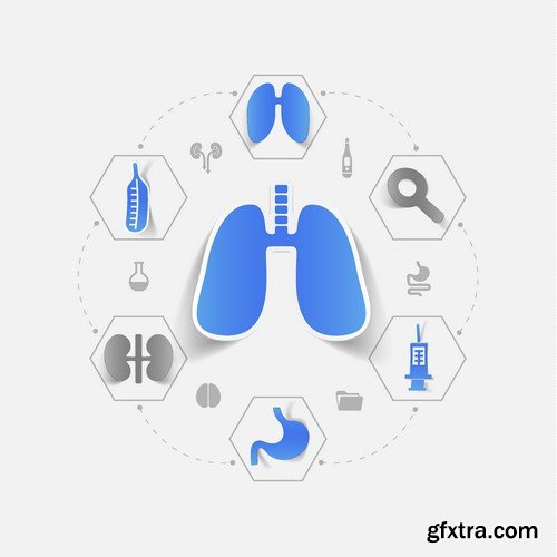 Stock Vectors - Medical Infographic 6, 25xEPS