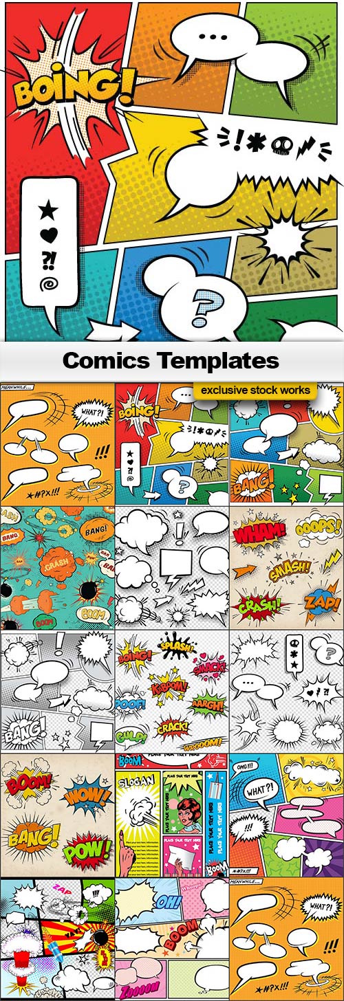 Comics Templates - 14x EPS