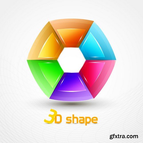 Stock Vectors - 3D Infographic Chart 6, 25xEPS