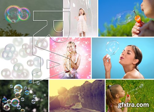 Stock Photos - Bubble blower, 25xJPG