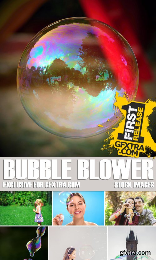 Stock Photos - Bubble blower, 25xJPG