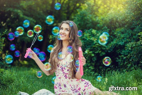 Stock Photos - Bubble blower, 25xJPG