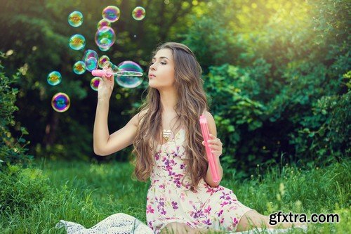 Stock Photos - Bubble blower, 25xJPG