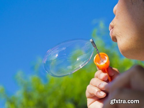 Stock Photos - Bubble blower, 25xJPG