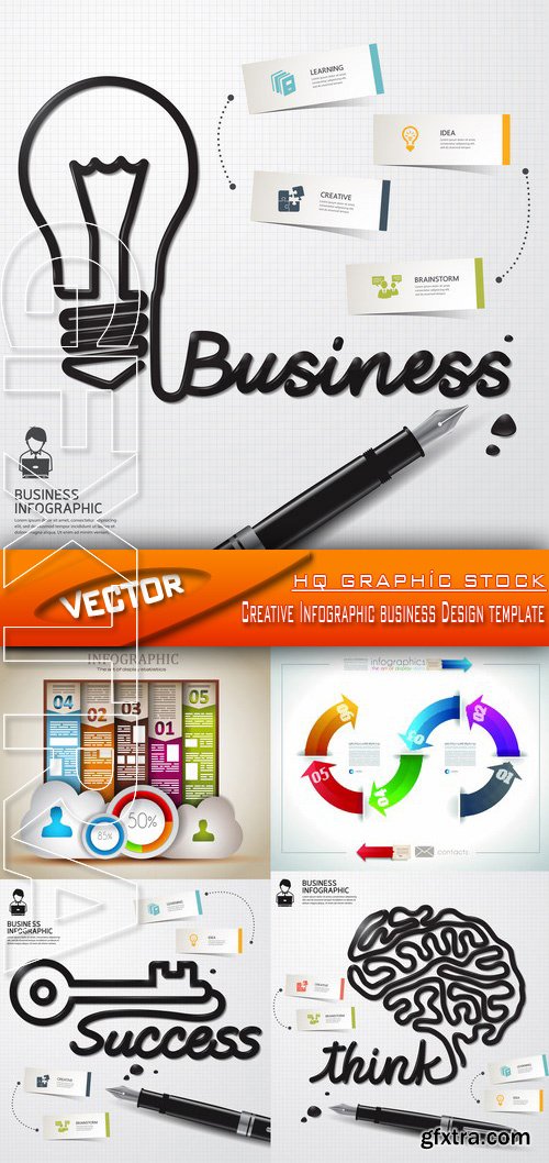 Stock Vector - Creative Infographic business Design template