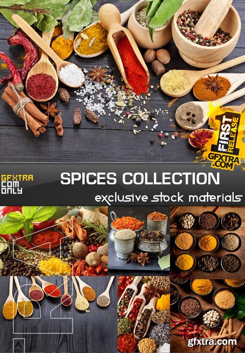 Spices Collection, 25xUHQ JPEG