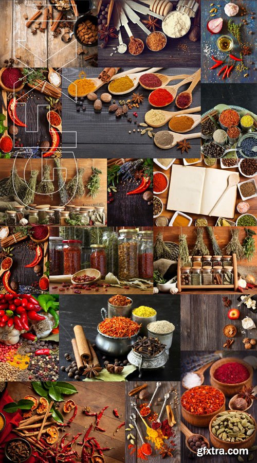 Spices Collection, 25xUHQ JPEG