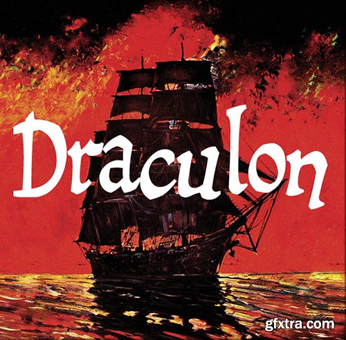 Draculon Font - 1 Font 30$