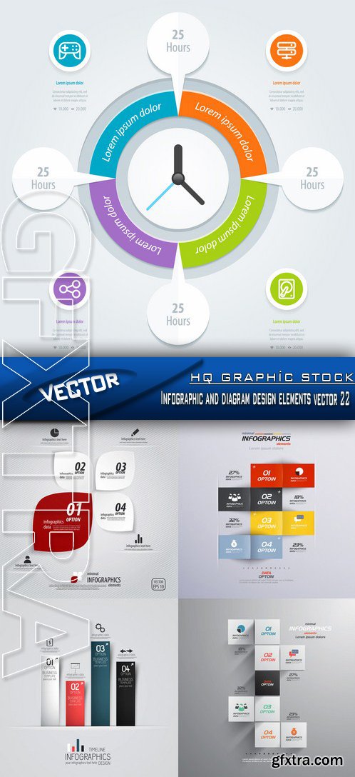 Stock Vector - Infographic and diagram design elements vector 22