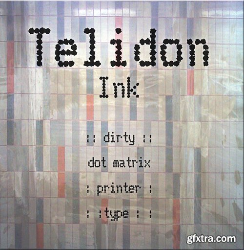 Telidon Ink Font Family - 18 Fonts 540$