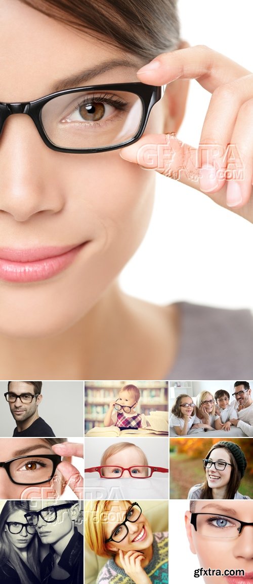 Stock Photo - People with Glasses