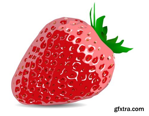 Stock Vectors - Strawberry 4, 25xEPS