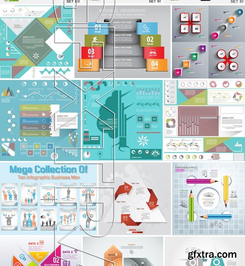 Stock Vectors - Business Infographic 3, 25xEPS