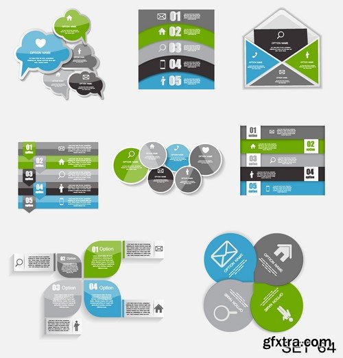 Stock Vectors - Business Infographic 3, 25xEPS