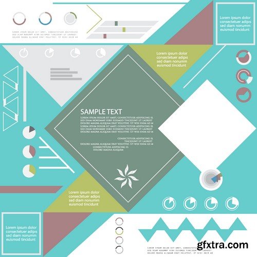 Stock Vectors - Business Infographic 3, 25xEPS