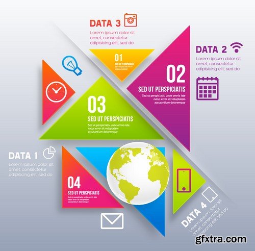 Stock Vectors - Business Infographic 3, 25xEPS