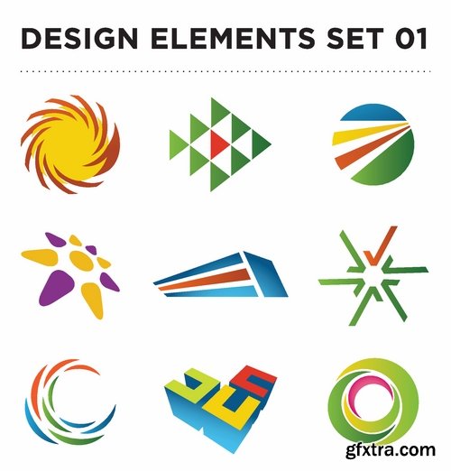 Logo Design in vector Set from stock #22 - 25 Eps