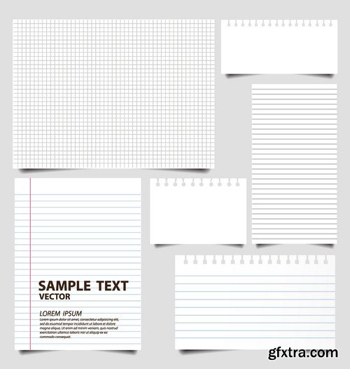 Stock Vectors - Paper, 25xEPS