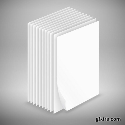 Stock Vectors - Paper, 25xEPS