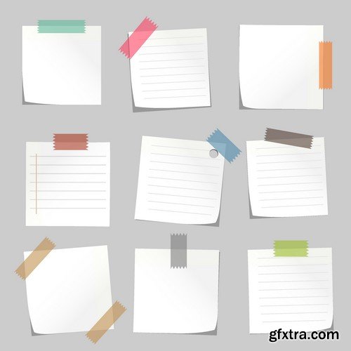 Stock Vectors - Paper, 25xEPS