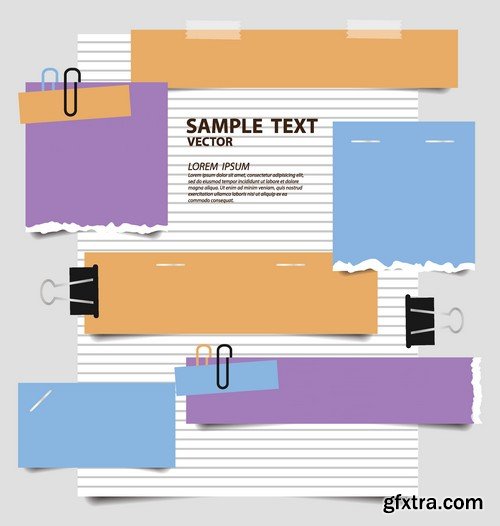 Stock Vectors - Paper, 25xEPS