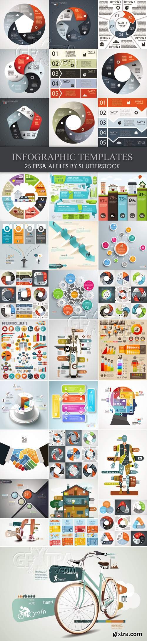 Stock Vector - Modern Infographic Templates