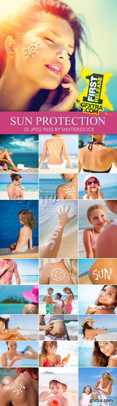 Stock Photo - Sunscreen, Sun Protection Concept