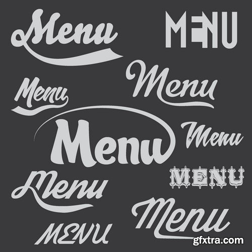 Stock Vectors - Menu Mix 6, 25xEPS