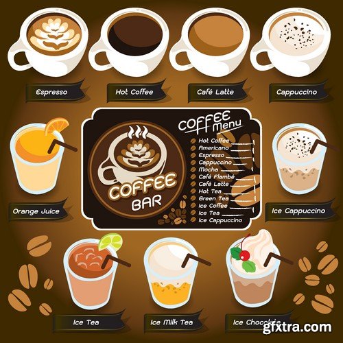 Stock Vectors - Menu Mix 6, 25xEPS