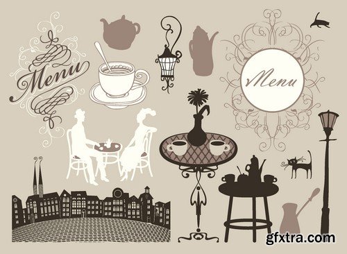 Stock Vectors - Menu Mix 6, 25xEPS