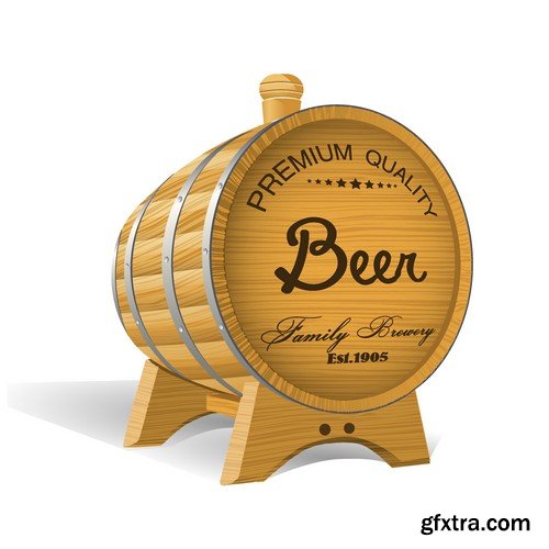 Stock Vectors - Beer 3, 25xEPS