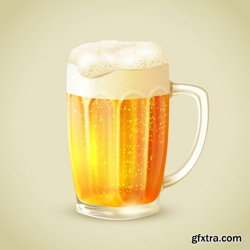 Stock Vectors - Beer 3, 25xEPS