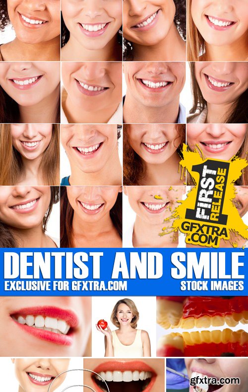 Stock Photos - Dentist and smile, 25xJPG