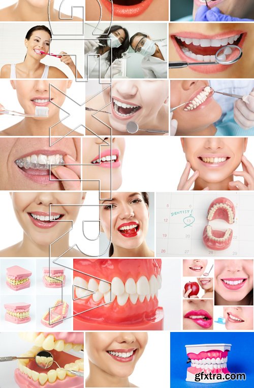 Stock Photos - Dentist and smile, 25xJPG