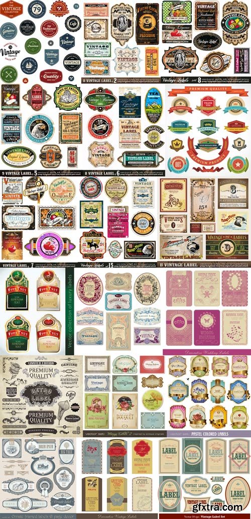 Vintage Label Collection