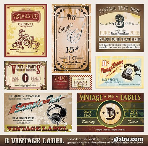 Vintage Label Collection